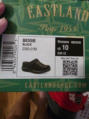 Eastland Bessie Slip-On Clog in Black